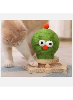 Scratching & Teasing Cat Ball Toy Green 19.5x21x20cm - v1641111985/N52209107A_2