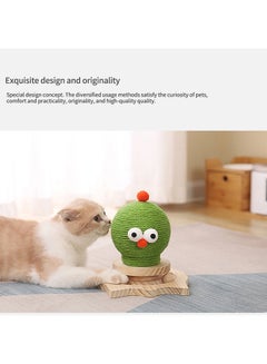 Scratching & Teasing Cat Ball Toy Green 19.5x21x20cm - v1641111985/N52209107A_4