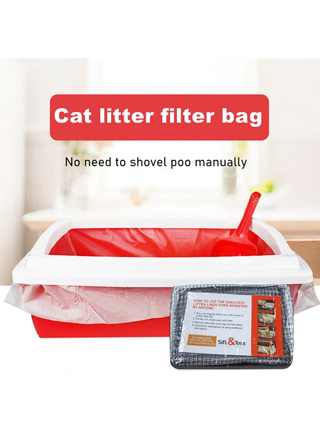 Generic Cat Convenient Litter Bag Grey 37x26x13cm - Image 5