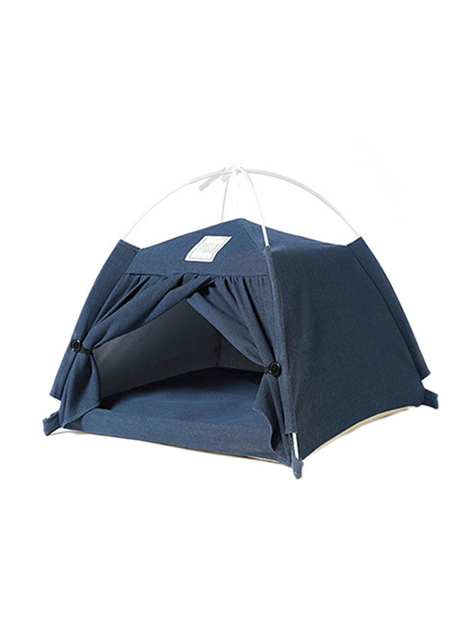 Generic Cat Kennel Detachable Tent Blue 40x40x41cm  - Image 1