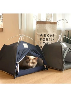 Generic Cat Kennel Detachable Tent Blue 40x40x41cm  - Image 3