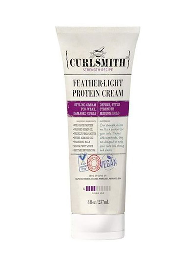CURLSMITH - Feather-Light Protein Cream or Weak, Damaged Curls 237ml - Image 1