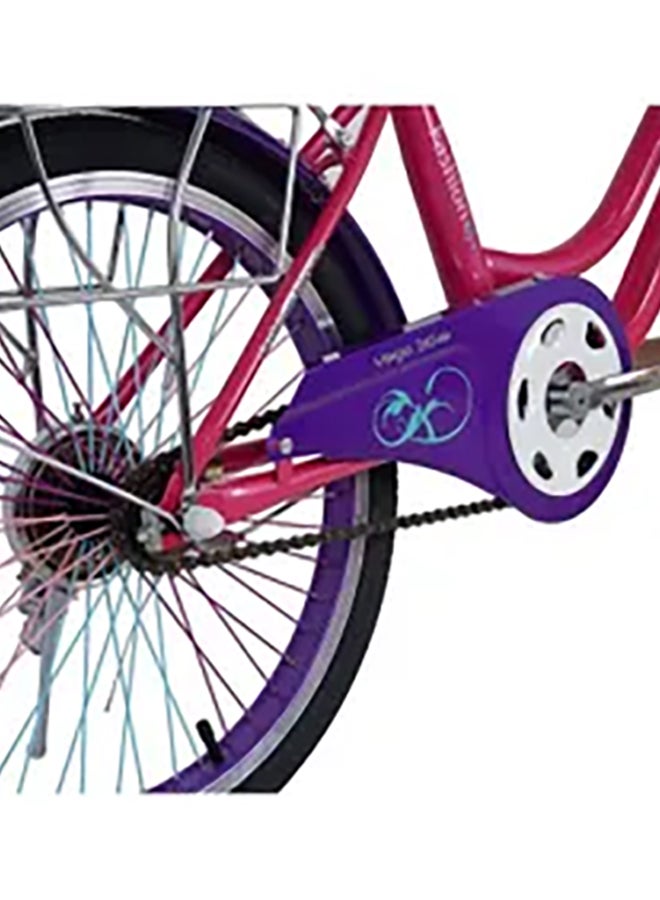 Vego Fashion City Road Bike || 20 Inch Wheel Size || For Kids Unisex || Adjustable Seat || Purple - Image 3