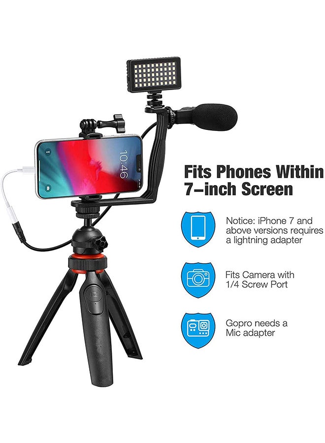 Coopic Smartphone Video Film Making Tripod Kit Black - Image 3