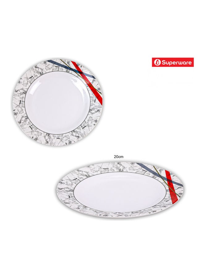 Superware Dinner Plate Round Shaped Multicolour 20cm  - Image 1