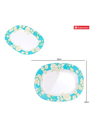 Melamine Large Serving Plate Multicolour 36cm - v1641122603/N52332518A_1