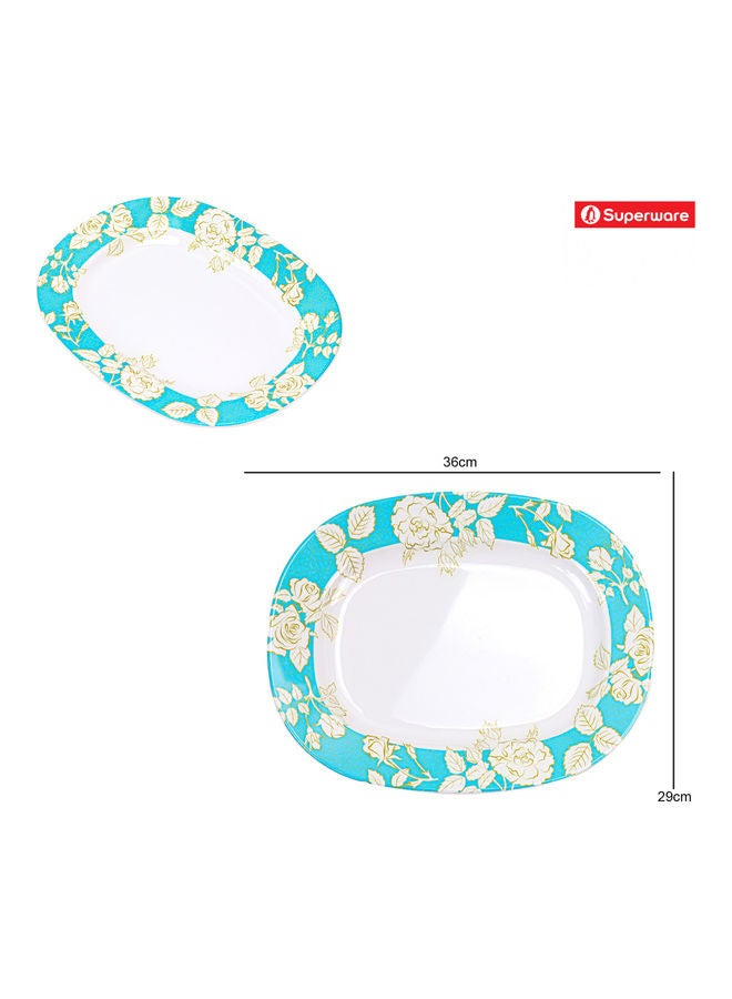 Superware Melamine Large Serving Plate Multicolour 36cm  - Image 1
