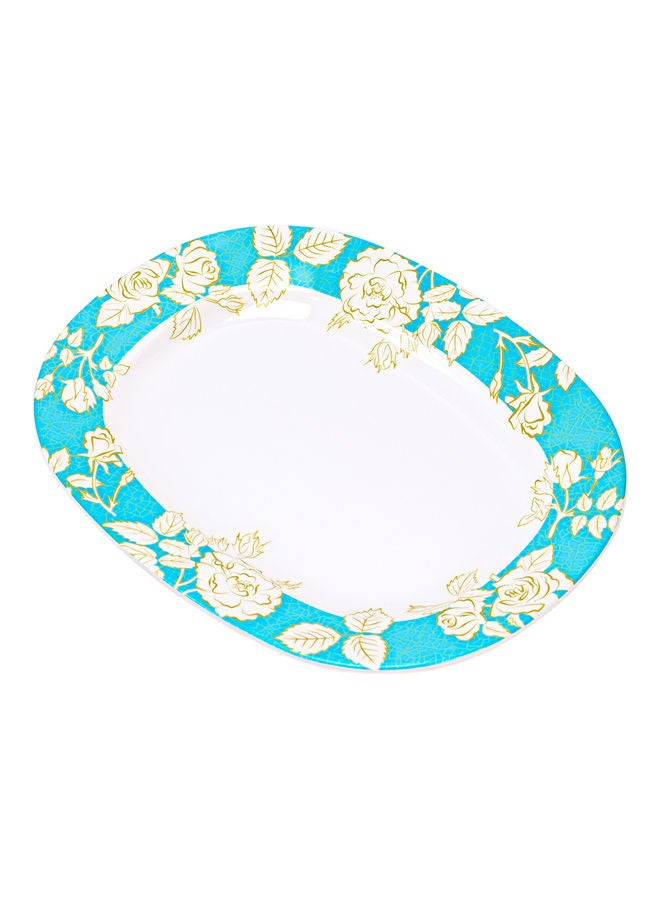 Superware Large Serving Plate Oval Shaped Multicolour 30cm  - Image 3