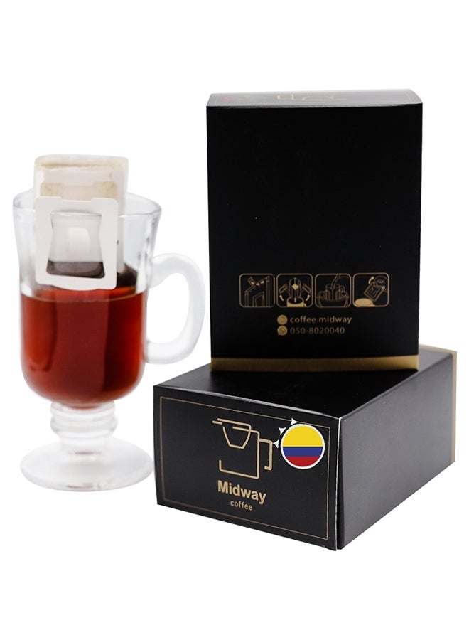Midway coffee Colombia Coffee - Small Box (5 Drip bags) Arabica 115grams  - Image 1