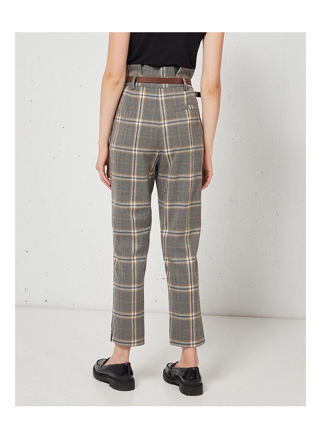 BSB Mid-Rise Regular Basic Casual Pants Grey - Image 3