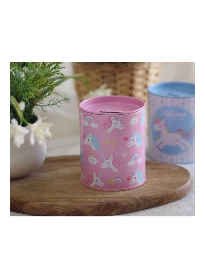 Handsomegift Tin Money Coin Bank 9x10cm - Image 2