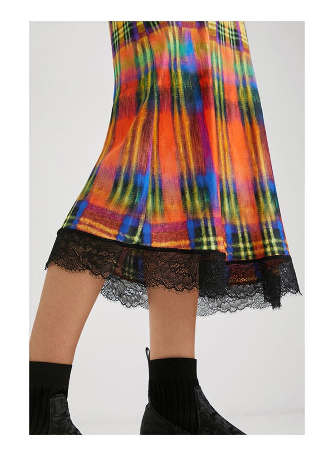 DESIGUAL - Casual Stripes Maxi Skirts Multicolour - Image 1