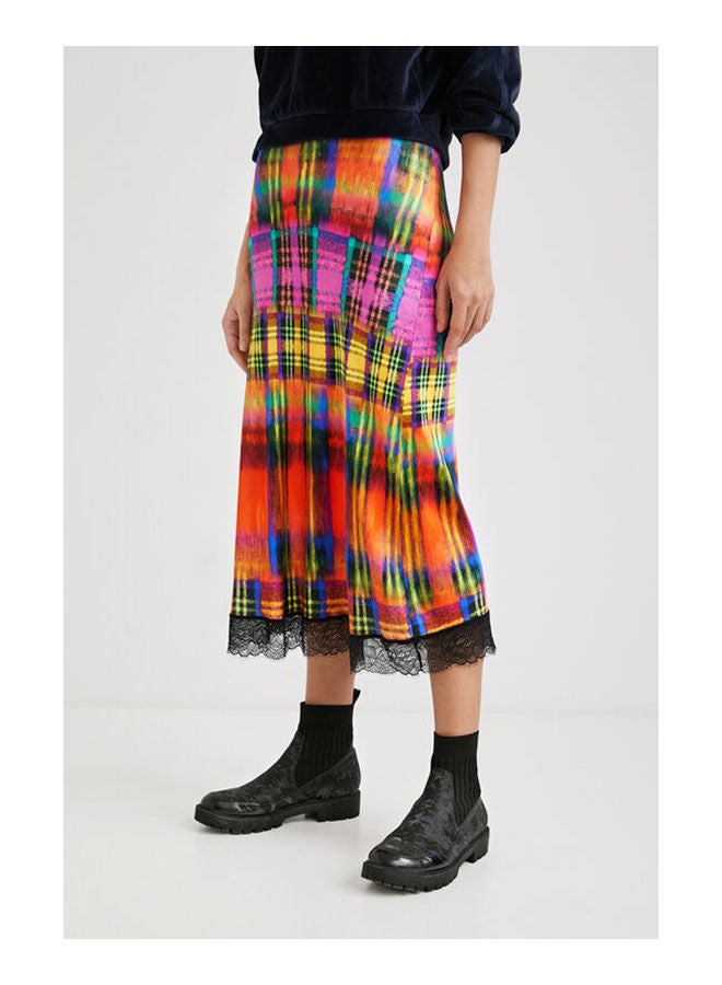 DESIGUAL - Casual Stripes Maxi Skirts Multicolour - Image 1