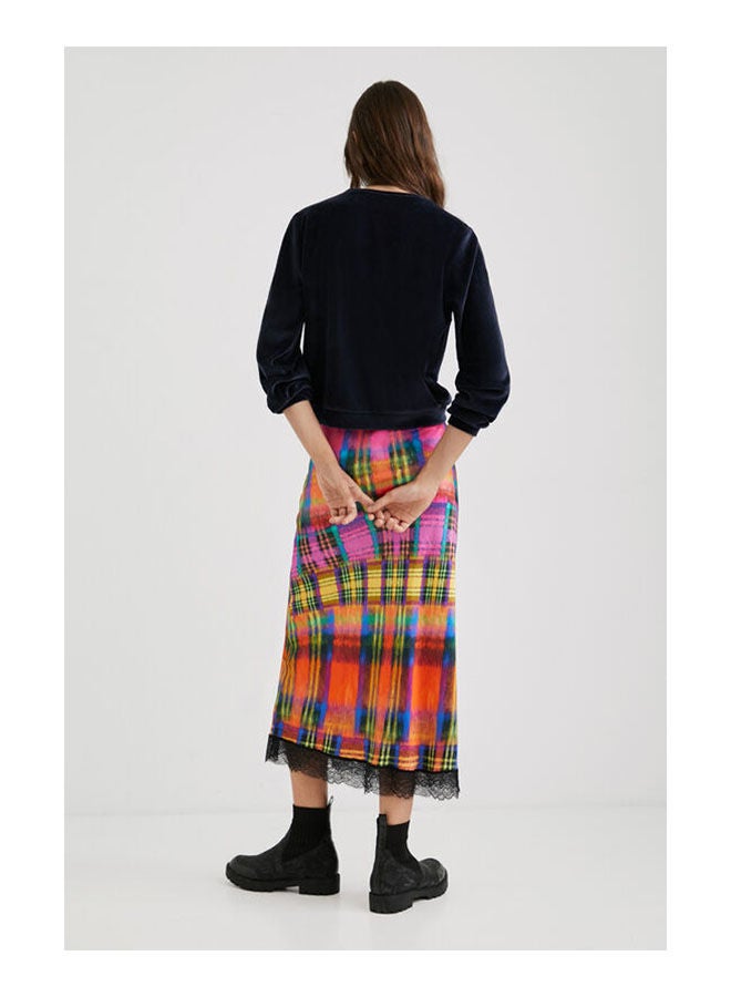 DESIGUAL - Casual Stripes Maxi Skirts Multicolour - Image 1