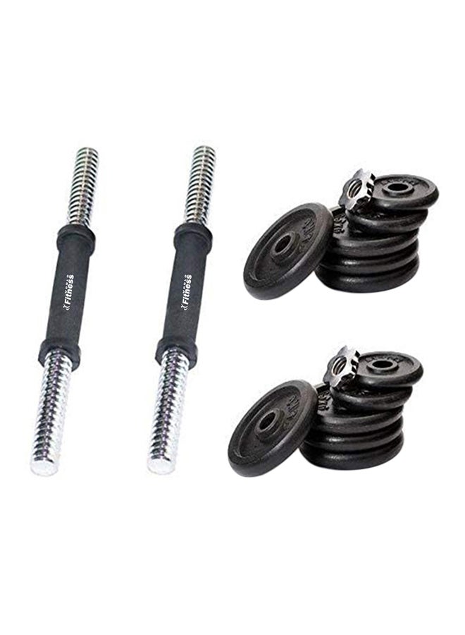 Fitness World Weight Lifting Dumbbells 15kg  - Image 1