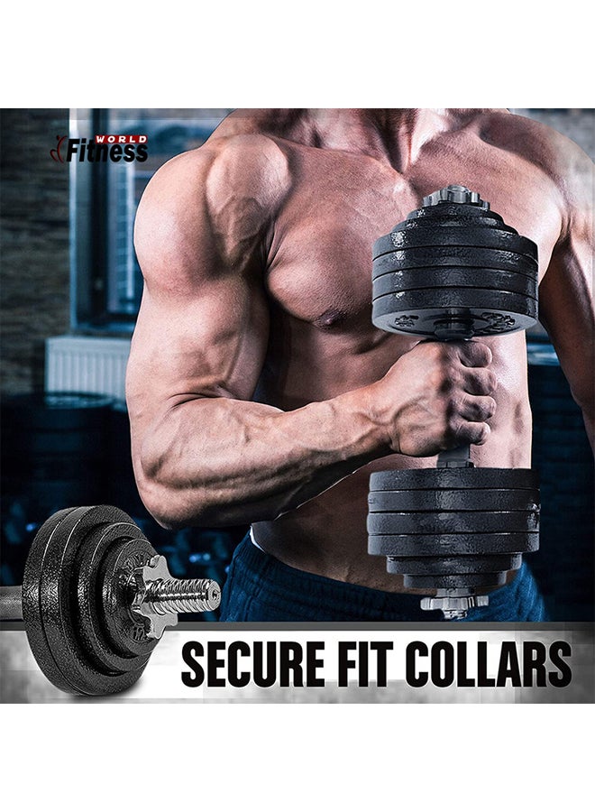 Fitness World Weight Lifting Dumbbells 15kg  - Image 4