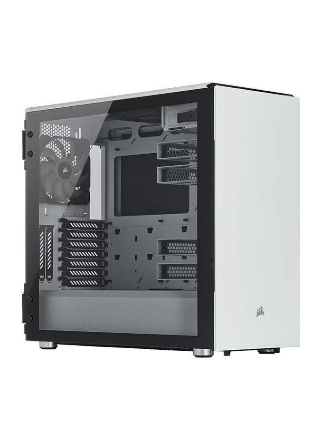 CORSAIR - Carbide Series 678C Low Noise Tempered Glass Atx Case White - Image 1