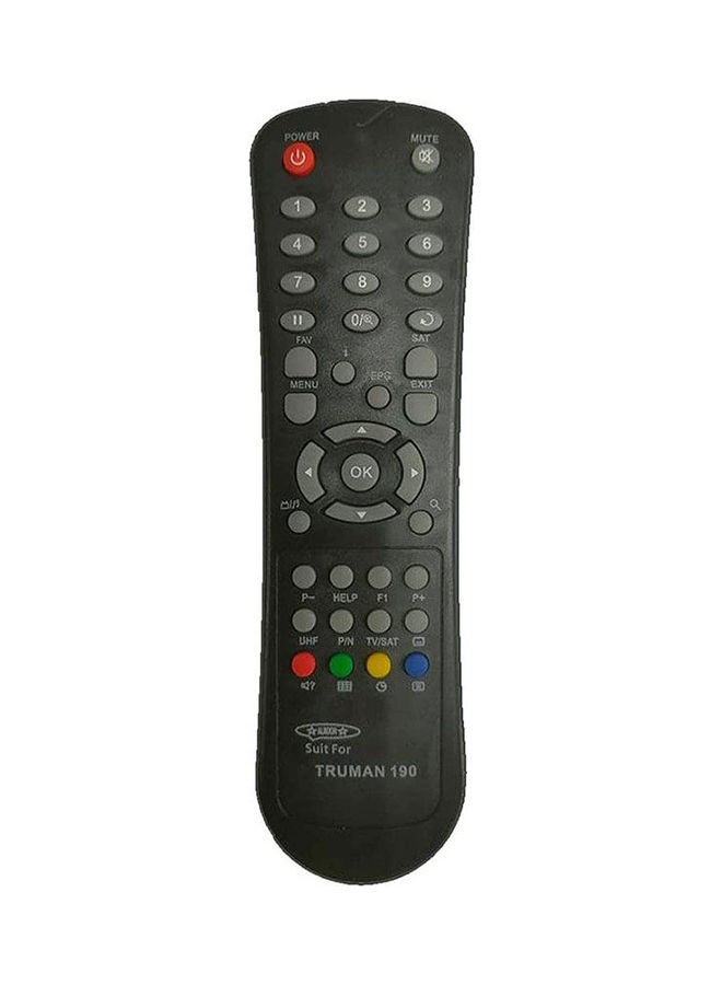 remote control for truman receiver Black - Image 1