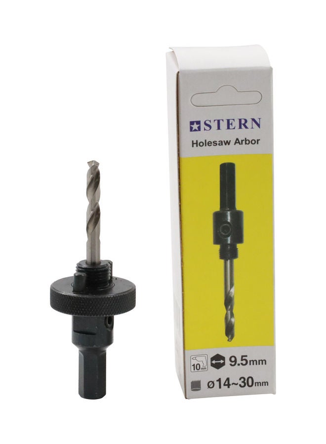 A4 Arbor Holesaw Black/Silver 9.5mm 