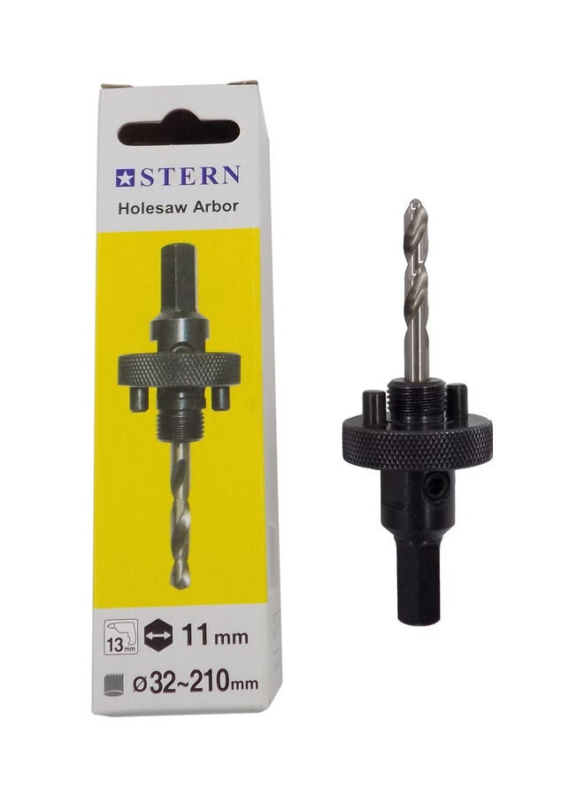 A2 Arbor Holesaw Black/Silver 11mm 