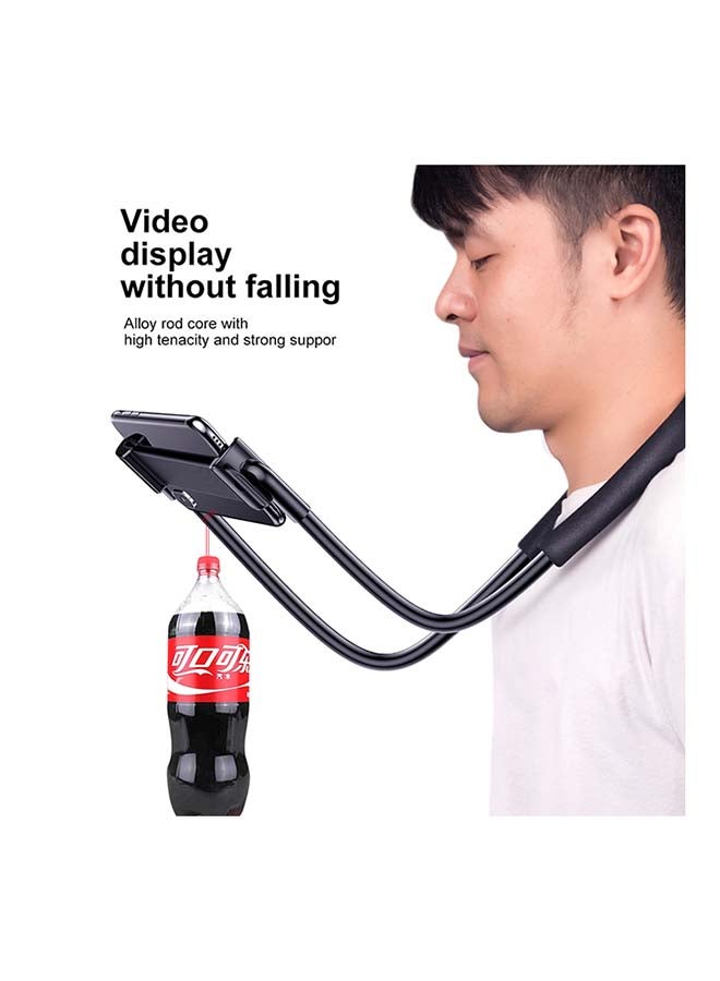 Baseus Flexible Lazy Neck Phone Holder Stand For iPhone Universal Mobile Phone Mount Bracket For Samsung Tablet Cellphone Holder Black - Image 2