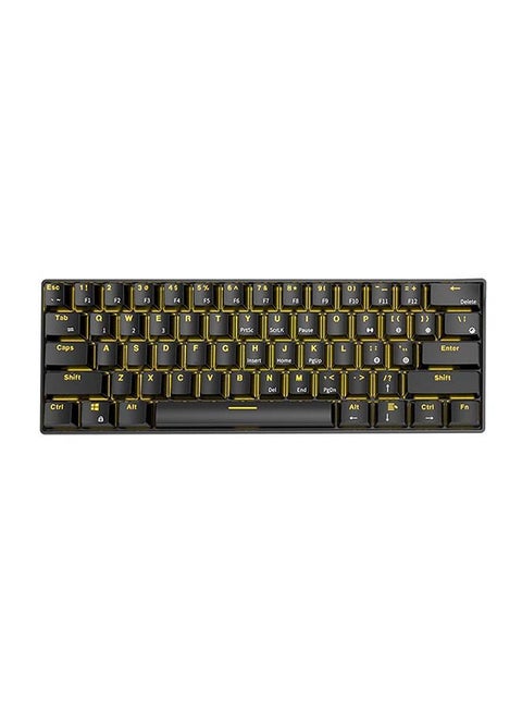 61 Keys Wired/Wireless Keyboard Black