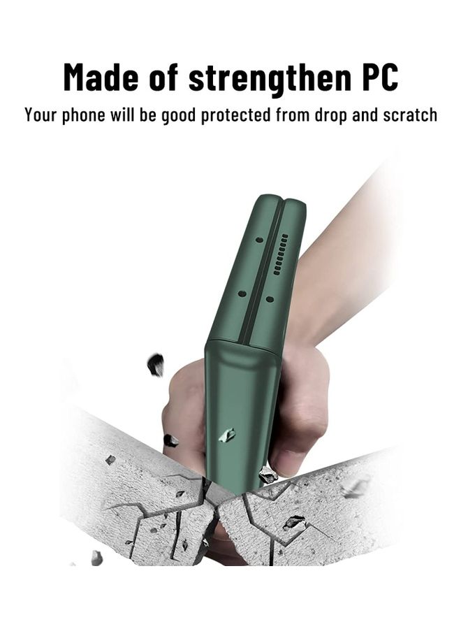 Rock Pow Kickstand Magnetic Phone Case For Samsung Galaxy Z Fold 3 5G Green  - Image 4