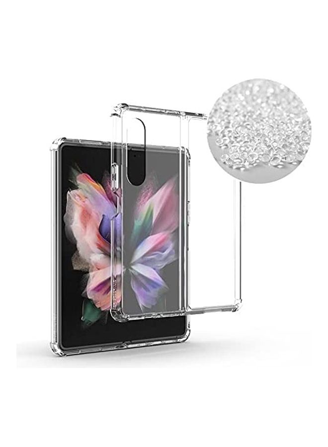Rock Pow Unique Crystal Case Cover For Samsung Galaxy Z Fold 3 Clear  - Image 2