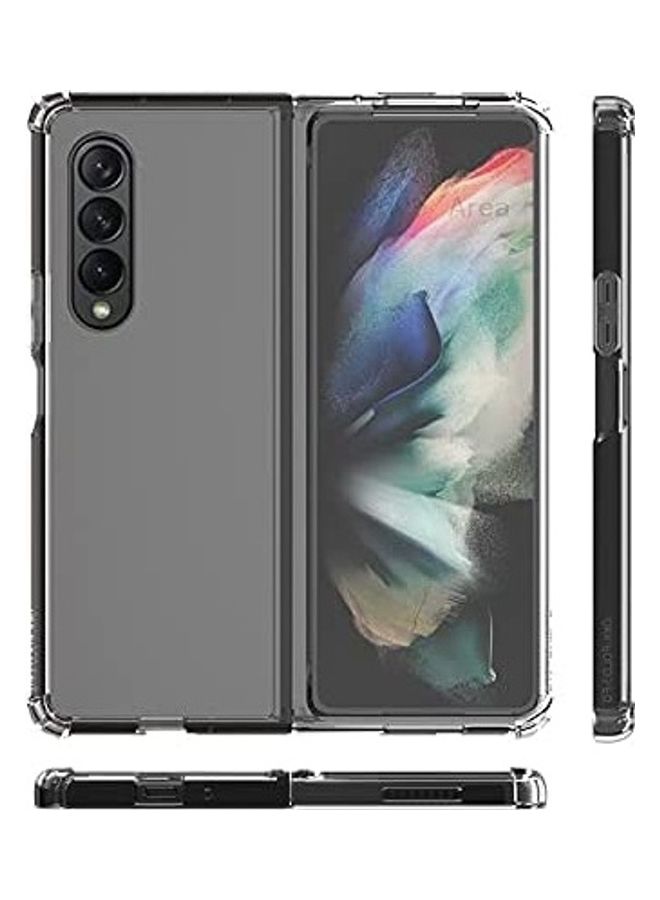 Rock Pow Unique Crystal Case Cover For Samsung Galaxy Z Fold 3 Clear  - Image 4