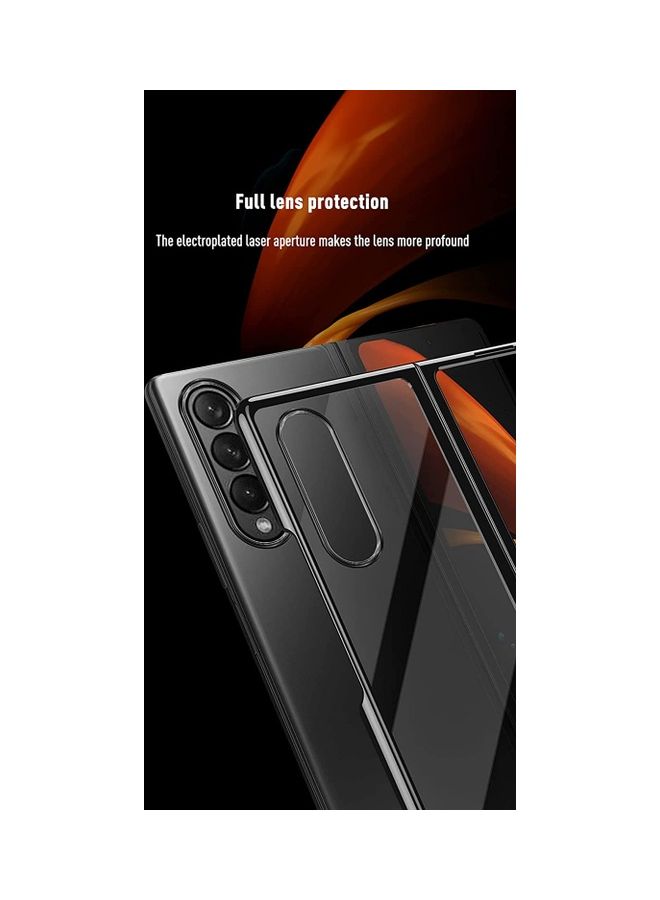 Rock Pow Protective Phone Case Hard Cover For Samsung Galaxy Z Fold 3 5G Black - Image 3