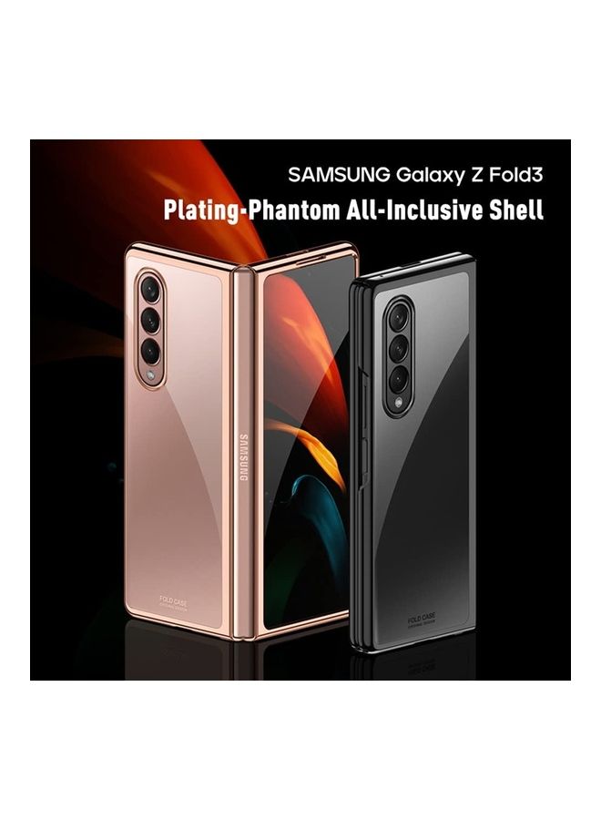 Rock Pow Protective Phone Case Hard Cover For Samsung Galaxy Z Fold 3 5G Black - Image 4