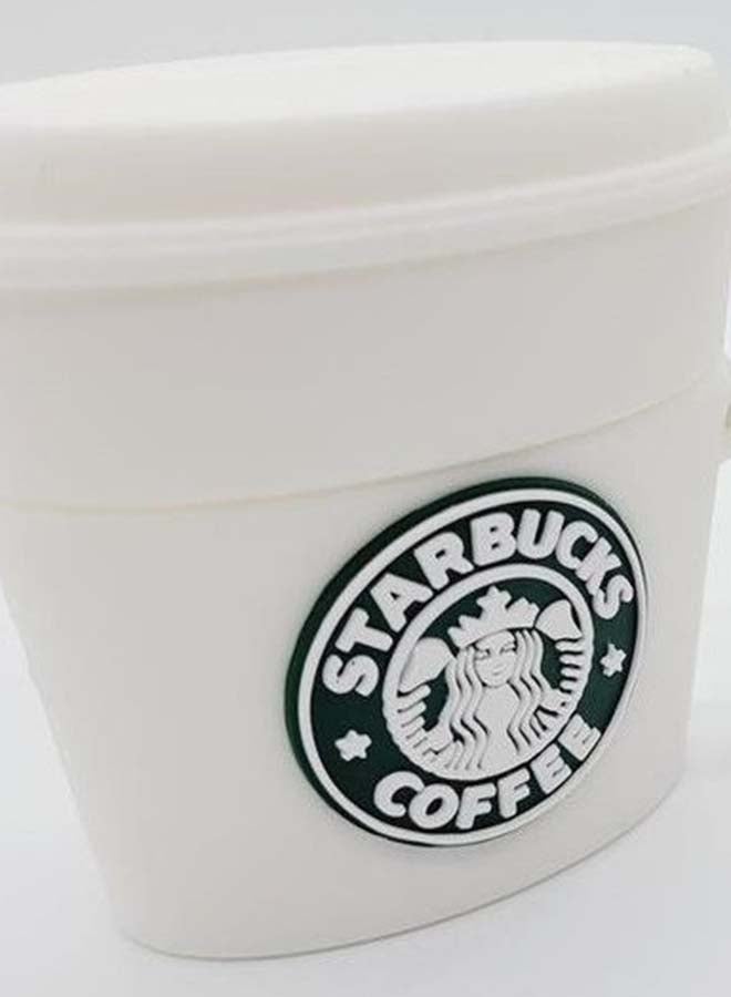 Beauenty - Starbucks Coffee Cup Themed Protective Case For Apple AirPods Pro White/Green - Image 1