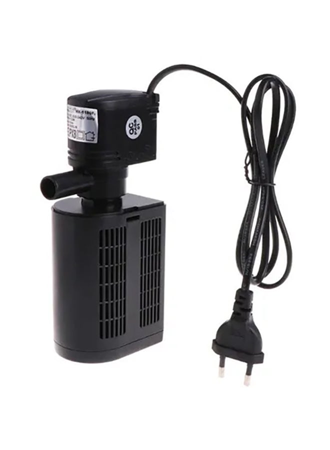Generic 3 In 1 Aquarium Filter Pump Submersible Fish Tank Black 17cm - Image 1