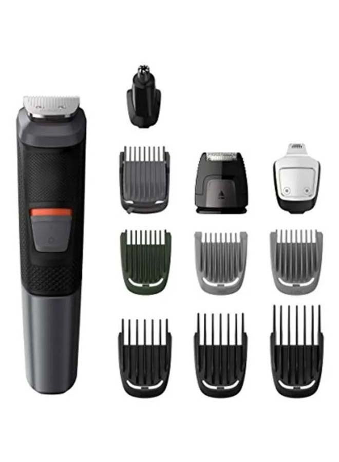 Philips Multigroom 5000 11-In-1 Face Hair and Body Trimmer Black/Grey/Red - Image 1