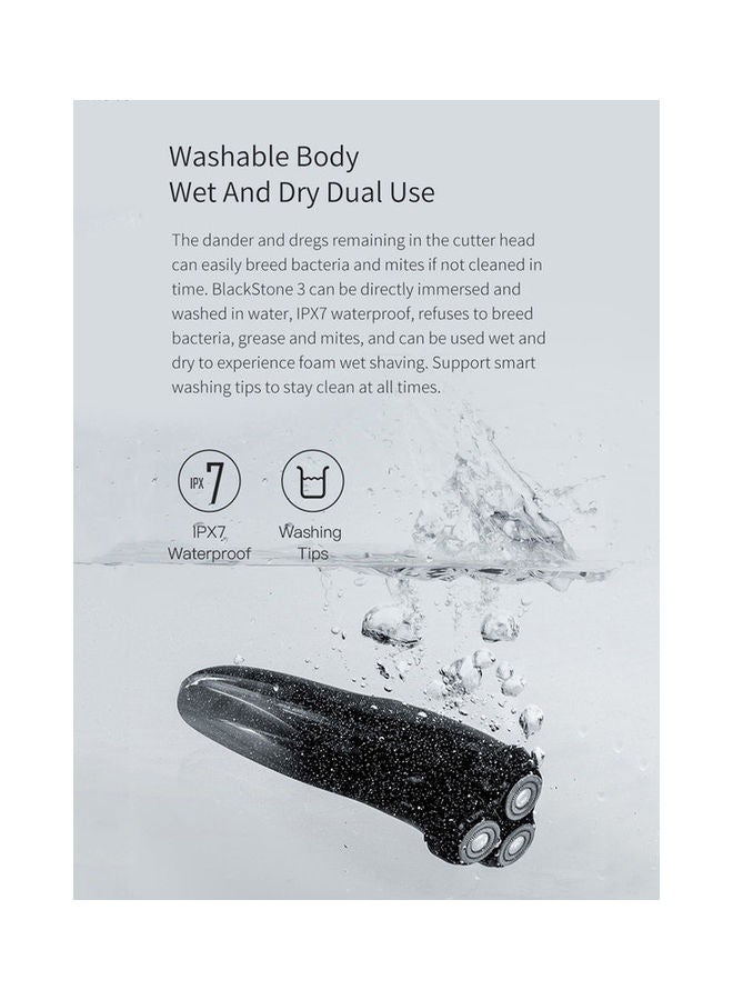 ENCHEN - 3D Floating Head USB Electric Shaver Black 15.5X5.1X5.1cm - Image 1