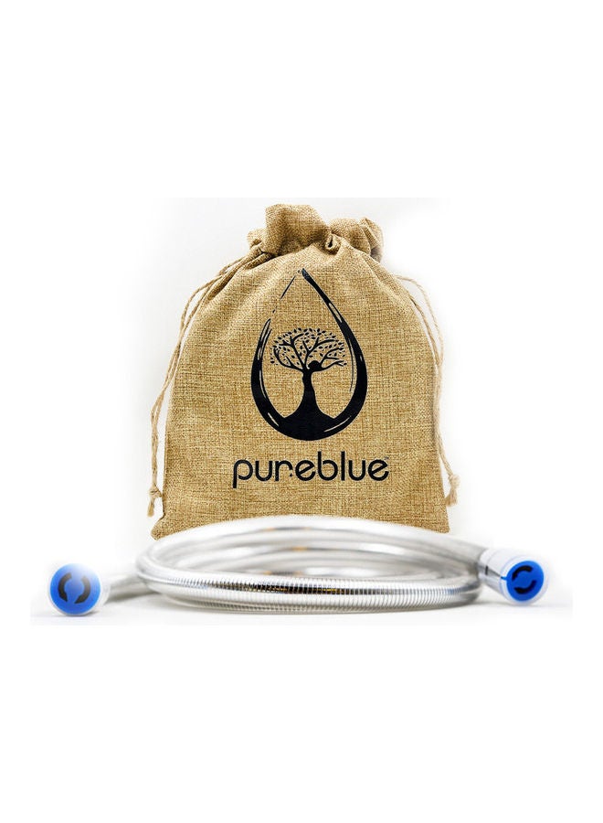 PURE BLUE Chromalux Metallic Shower Hose Chrome 1.5meter - Image 4