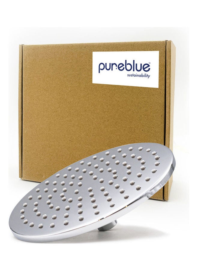PURE BLUE Water Saving Easy Clean Rain Shower Chrome 8inch  - Image 4
