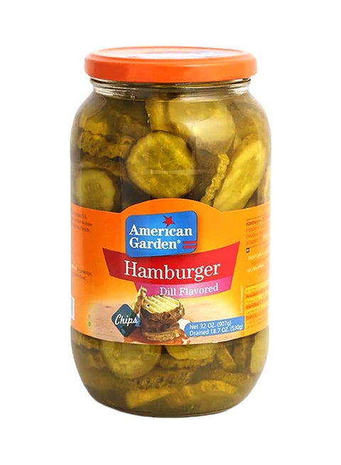 Hamburger Dill Flavored Pickles 907grams