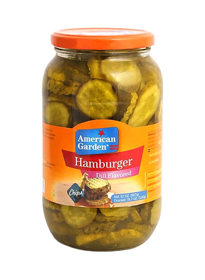 American Garden - Hamburger Dill Flavored Pickles 907grams - Image 1