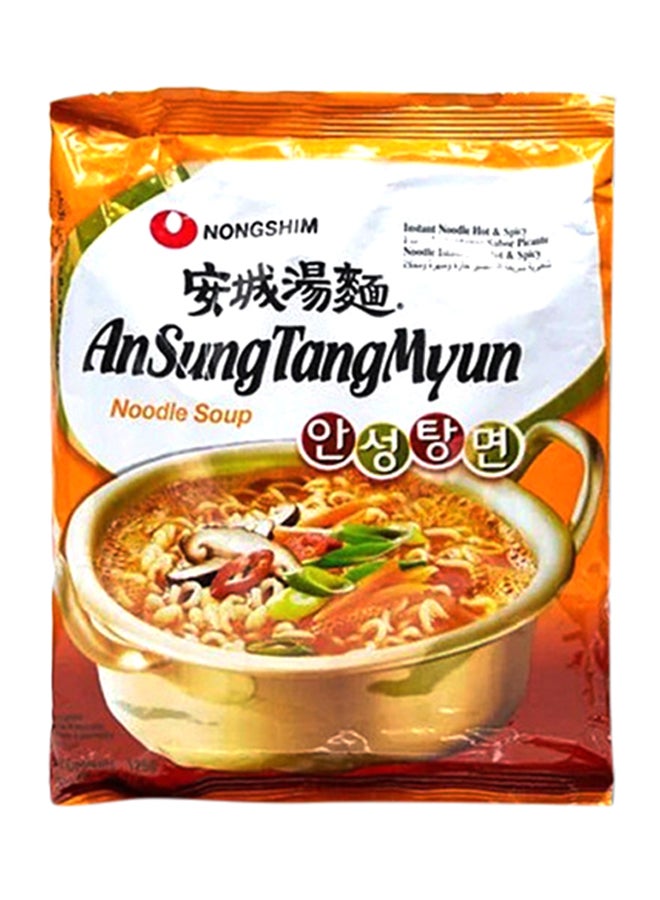 Nongshim - Ansungtangmyun Spicy Miso Noodle Soup 125grams - Image 1