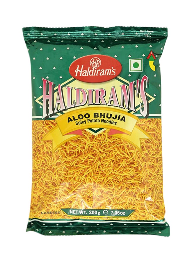Haldiram's Aloo Bhujia Spicy Potato Noodles 200grams - Image 1