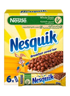 Nesquik Nesquick Cereal Bars 25grams Pack of 6  - Image 1