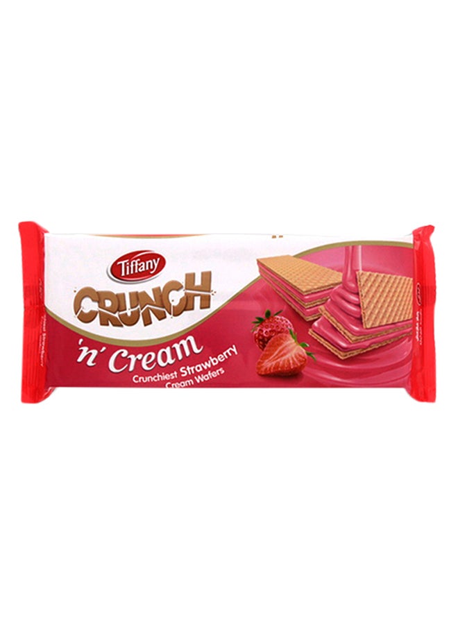 Tiffany Crunch And Cream Strawberry Wafer 135grams