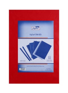Binding Covers, A3, 100 Pcs Red
