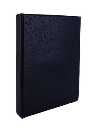 Studio Ring Binder A4 Size Printed Spine 2 Ring D-Shaped Black - v1641205720/N52341968A_1