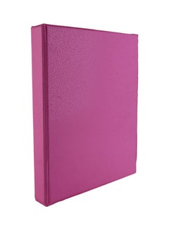 Studio Ring Binder A4 Size Printed Spine 2 Ring D-Shaped Pink