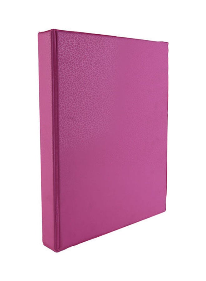Digital - Studio Ring Binder A4 Size Printed Spine 2 Ring D-Shaped Pink - Image 1