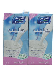 Almarai Long Life Milk Fat Free Promo 1Liters Pack of 4  - Image 2