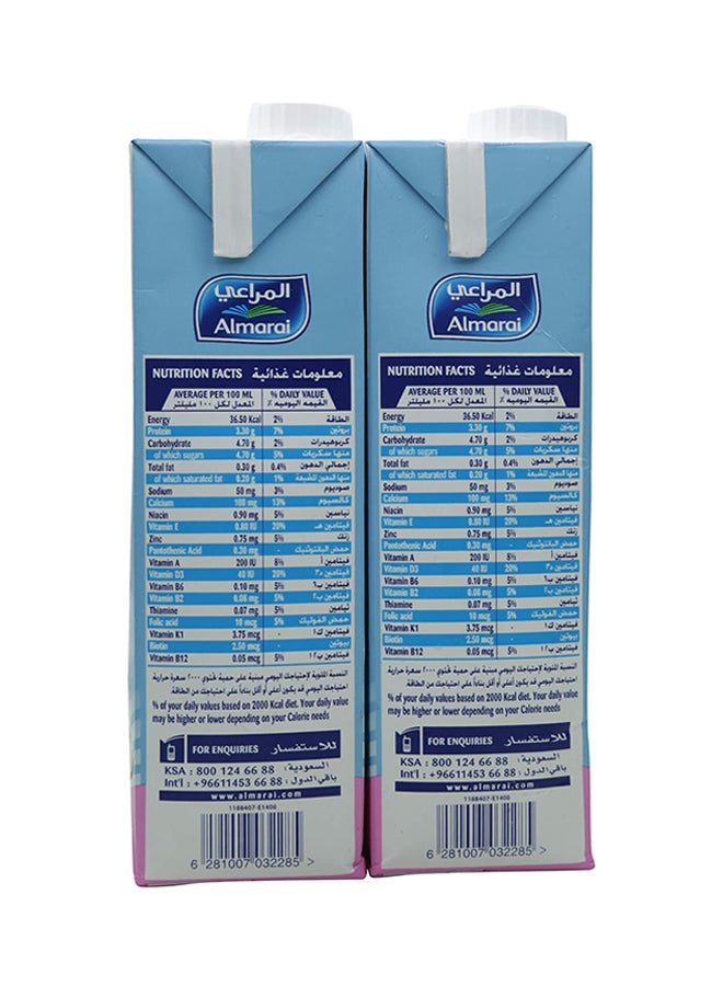 Long Life Milk Fat Free Promo 1Liters Pack of 4