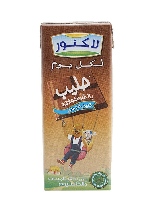 Lacnor - Long Life Milk Low Fat Chocolate 180ml Pack of 8 - Image 1